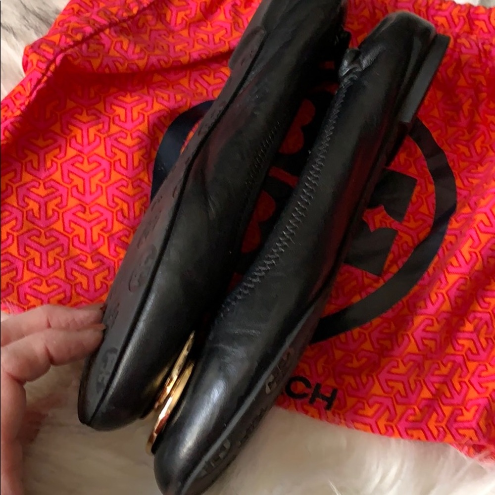 Tory Burch Classic Reva Ballet black flats - Picture 8 of 8